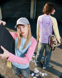 Color Block Graphic Long Sleeve T-Shirt | Inflation Streetwear