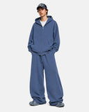 Boxy Waffle Knit Hoodie Set | Inflation Streetwear