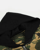 Camo Hooded Bomber Jacket | Inflation Streetwear