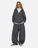 Boxy Waffle Knit Hoodie Set | Inflation Streetwear
