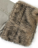 Washed Faux Fur Lined Worker Jacket | Inflation Streetwear