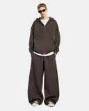 Boxy Waffle Knit Hoodie Set | Inflation Streetwear