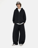 Boxy Waffle Knit Hoodie Set | Inflation Streetwear