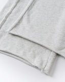 Raw Edge Boxy French Terry Hoodie Set | Inflation Streetwear
