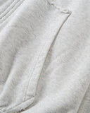 Raw Edge Boxy French Terry Hoodie Set | Inflation Streetwear