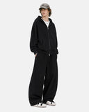 Boxy Waffle Knit Hoodie Set | Inflation Streetwear