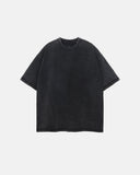 Mock Neck Wax Washed T-Shirt | Inflation Streetwear INFLATION
