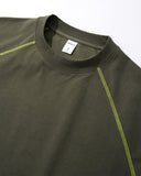 Contrast Color Stiching Stretch T-shirt | Inflation Streetwear INFLATION
