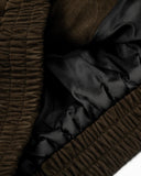 Cropped Suede Cotton Padded Jacket | Inflation Streetwear INFLATION