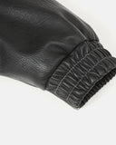 Faux Fur Collar PU Leather Jacket | Inflation Streetwear