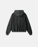 Washed Fleece Boxy Hoodie | Inflation Streetwear