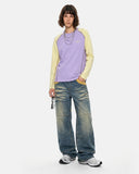 Color Block Graphic Long Sleeve T-Shirt | Inflation Streetwear