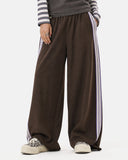 Side Stripe Wide Leg Track Pants | Inflation Streetwear