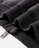 Monkey Washed Fleece Boxy Zip Up Hoodie | Inflation Streetwear