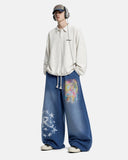 Airbrush Graphic Barrel Sweatpants | Inflation Streetwear