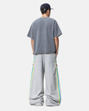 Contrast Stripe Barrel Sweatpants | Inflation Streetwear