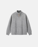 Quarter Zip Up Mock Neck Sweaters | Inflation Streetwear INFLATION