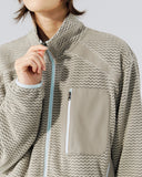Wavy Fleece Zip-Up Jacket | INFLATION Streetwear INFLATION