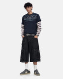 Distressed Graphic Layered Baby T-Shirt | Inflation Streetwear