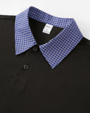 Plaid Patchwork Preppy Tees | Inflation Streetwear INFLATION