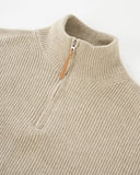 Quarter Zip Up Mock Neck Sweaters | Inflation Streetwear INFLATION
