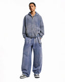Straight-Leg Acid Wash Sweatpants | Inflation Streetwear
