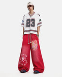 Airbrush Graphic Barrel Sweatpants | Inflation Streetwear