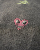Funny Stickers Distressed Zip Up Hoodies | Inflation Streetwear INFLATION
