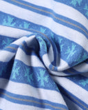 Cross Graphic Striped Polo Shirt | Inflation Streetwear