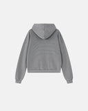 Vintage Washed Waffle Zip Up Hoodie | Inflation Streetwear