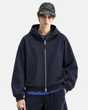 Mock Neck Double Zip Up Hoodies | Inflation Streetwear
