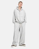 Raw Edge Boxy French Terry Hoodie Set | Inflation Streetwear