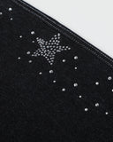 Star Rhinestone Denim Shorts | Inflation Streetwear INFLATION
