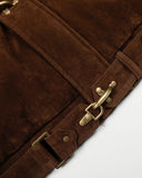 Faux Fur Lined Clasp Bomber Jacket | Inflation Streetwear INFLATION