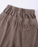 Double Waist Acid Wash Sweat Shorts | Inflation Streetwear INFLATION