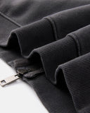Gothic Rhinestone Washed Zip Up Hoodie | Inflation Streetwear