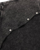Deconstructed Washed Oversized T-Shirt | Inflation Streetwear INFLATION