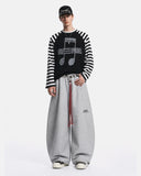 Music Graphic Striped Long Sleeve T-Shirt | Inflation Streetwear