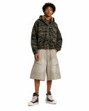 Washed Cargo Shorts Utility Pockets | Inflation Streetwear
