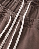 Double Waist Acid Wash Sweat Shorts | Inflation Streetwear INFLATION
