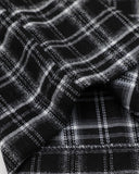 Lettering Embroidery Plaid Shirts | Inflation Streetwear INFLATION