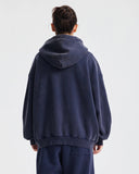 Boxy Fit Acid Washed Fleece Zip Up Hoodies | Inflation Streetwear INFLATION