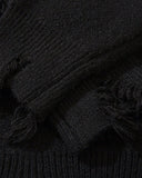 Distressed Skull Knit Sweater | Inflation Streetwear