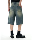 Retro Washed Denim Shorts | Inflation Streetwear INFLATION