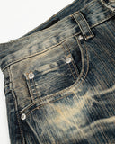 Bamboo Weave Barrel Baggy Jeans | Inflation Streetwear INFLATION