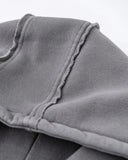 Acid Wash Double Zip Up Hoodies | Inflation Streetwear INFLATION