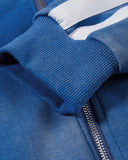 Washed Stripe Graphic Zip Up Hoodie | Inflation Streetwear