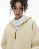 Quarter Zip Up Mock Neck Sweaters | Inflation Streetwear INFLATION