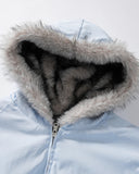 Faux Fur Lined Padded Bomber Jacket | Inflation Streetwear INFLATION