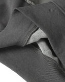 Washed Layered Raw Edge Boxy Hoodie | Inflation Streetwear
